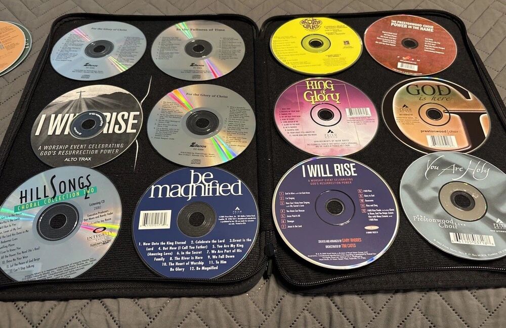 Lot Christian CDs 17 In Travel Case